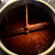 Inside brewing vat